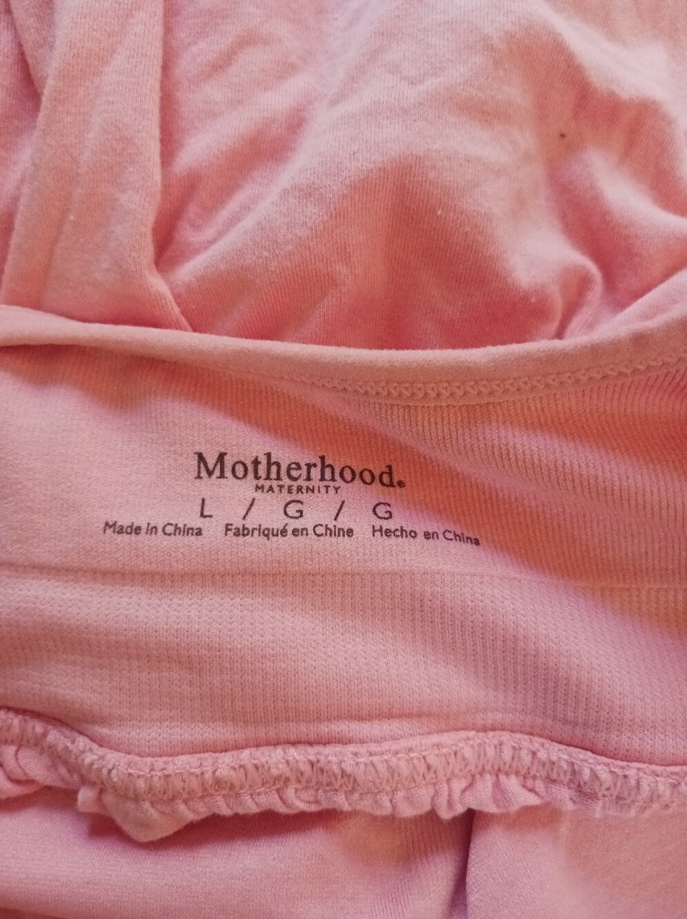 EUC Motherhood Maternity Pale Pink Sleeveless Nursing Tank - Picture 3 of 5
